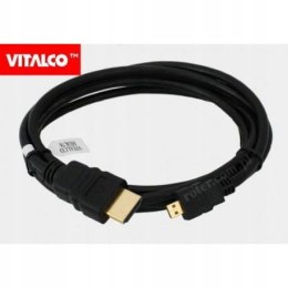 Kabel HDMI - mikro HDMI 1,8m VITALCO 4K - HIT
