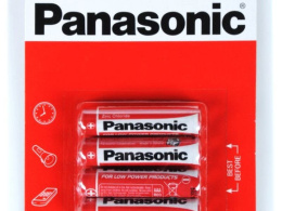 Panasonic bateria cynkowo węglowe AAA R 3 1.5V 4szt