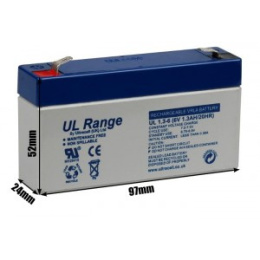 Akumulator UL 1.3-6 Ultracell 6V/1.3AH-UL